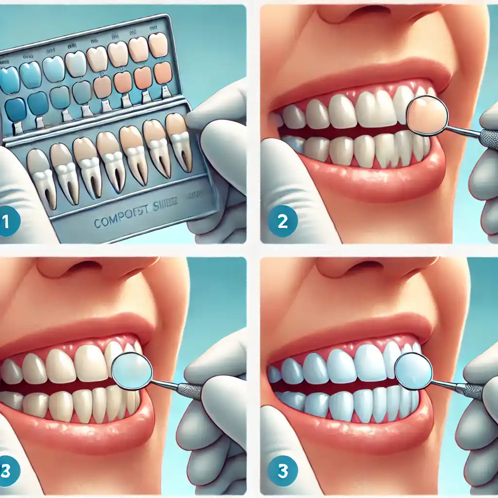 انتخاب رنگ کامپوزیت