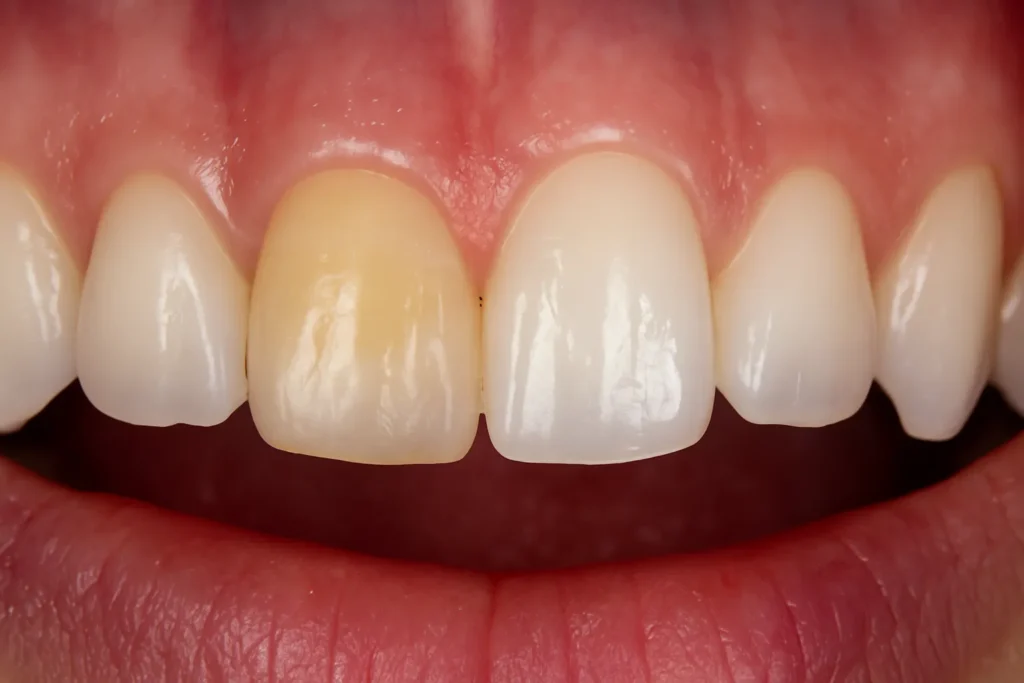 تغییر رنگ کامپوزیت دندان