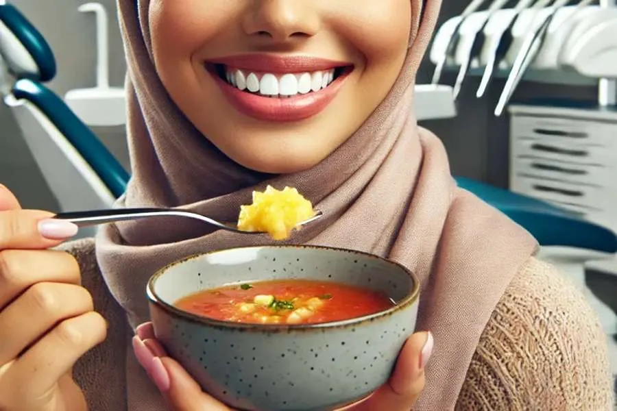 غذا خوردن بعد از کامپوزیت