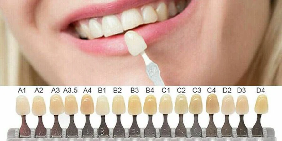 انتخاب رنگ کامپوزیت دندان