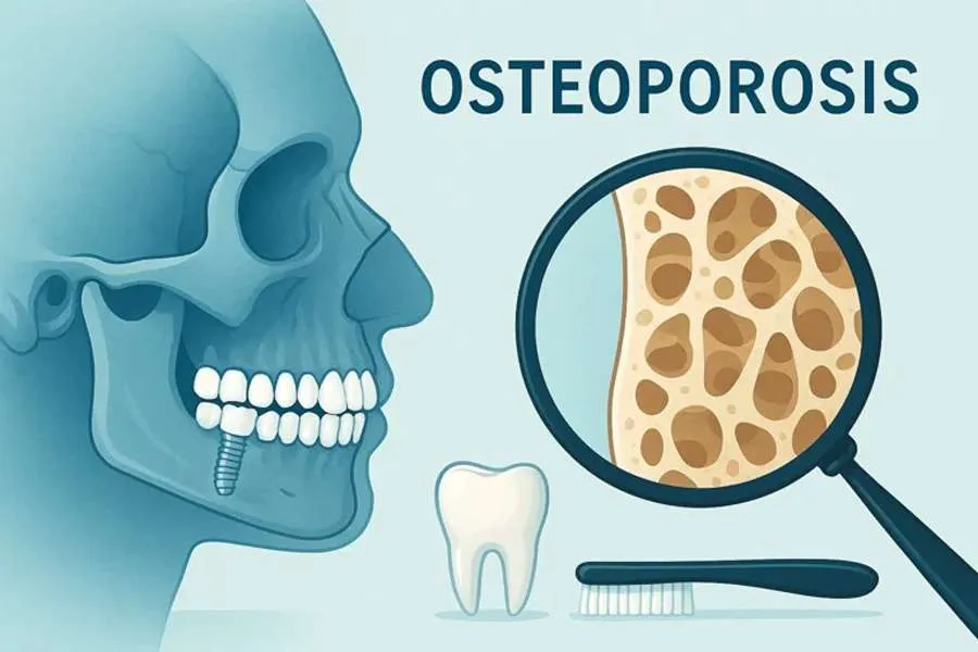 ایمپلنت دندان در بیماران با پوکی استخوان