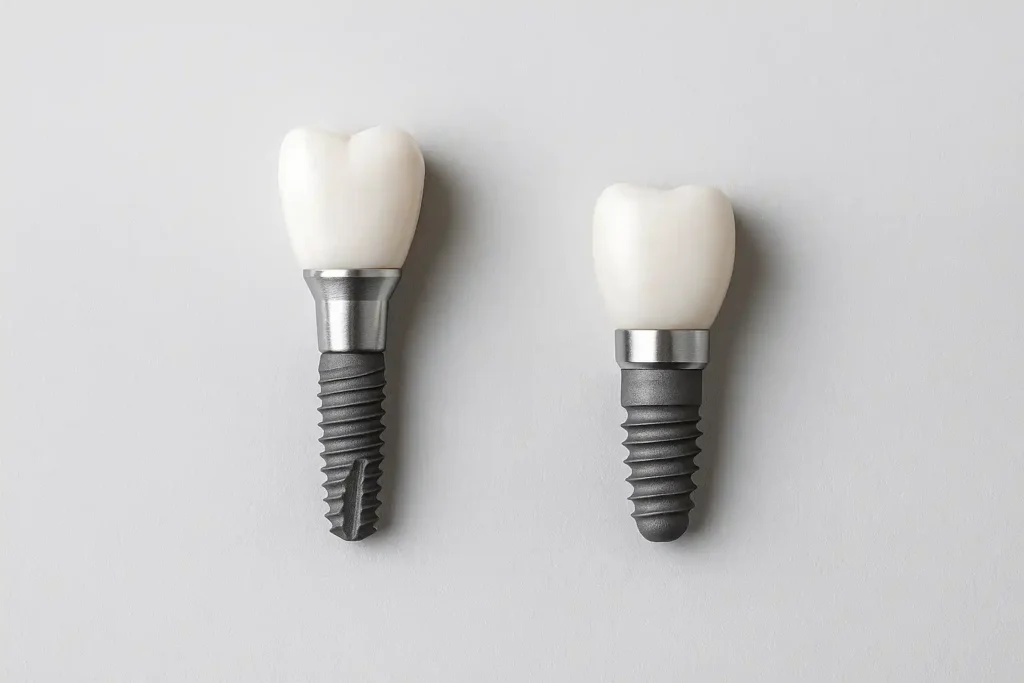 ایمپلنت دندان در فک بالا و فک پایین