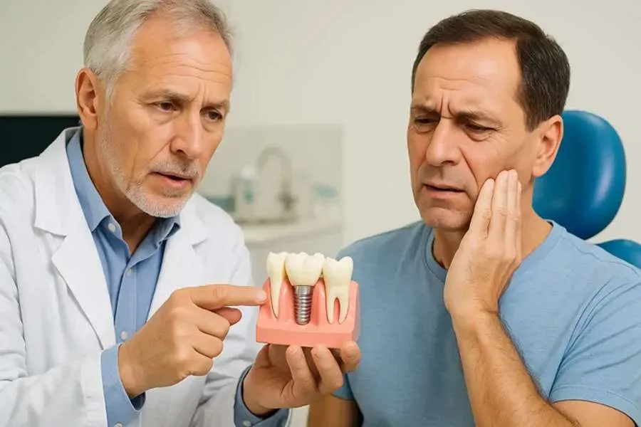 کاشت ایمپلنت در ناحیه بدو‌ن دندان قدیمی